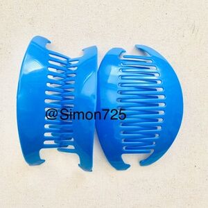 Vintage Banana Hair Comb Ponytail Holder side combs